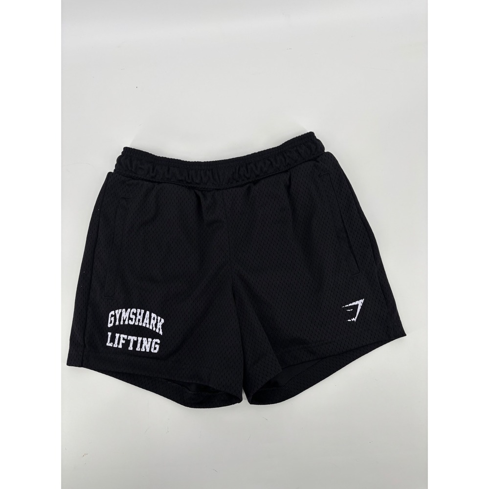 Gymshark Lifting Mesh Shorts Mens XS Black Athletic Gym Training Pockets 5in